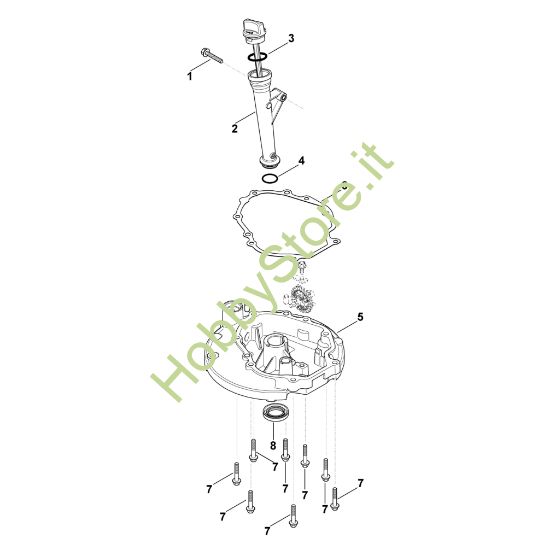 Picture of K - Sistema di lubrificazione, coppa dell'olio XT-6 (XT149-0213)